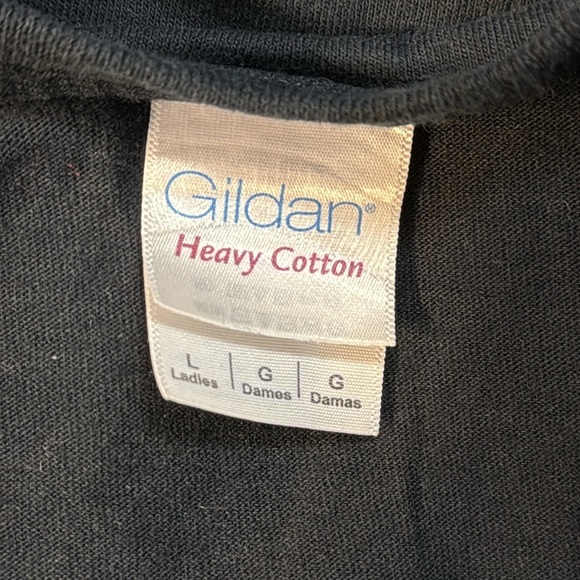 Gildan Ginger Silkscreen Women’s Large Black Ginger Definition Short Sleeve Tee - Picture 6 of 7